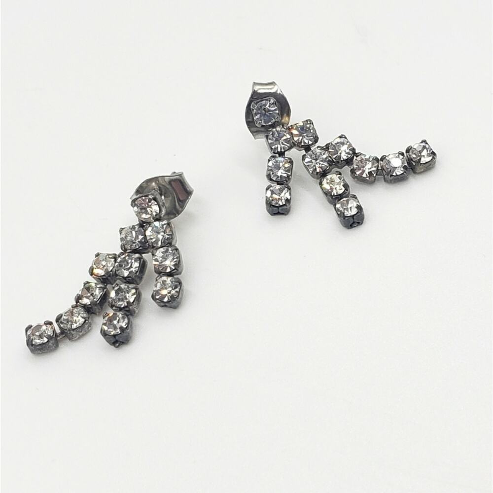 Vintage Earrings Rhintstone